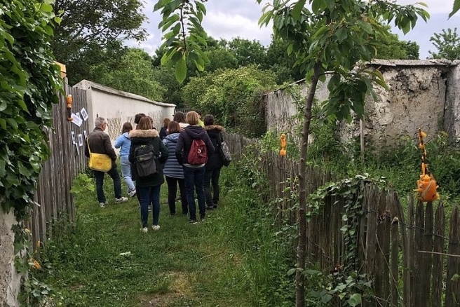 Visite dans les murs à pêches à Montreuil