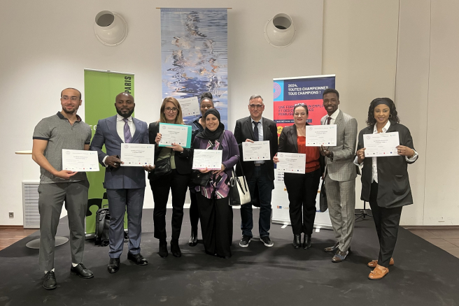 Neuf participants ont été formés pour devenir assistants cybersécurité dans le cadre du projet "Tous champions, toutes championnes"