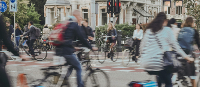 Des cyclistes aux Pays-Bas Des cyclistes aux Pays-Bas